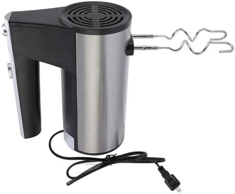 Electric Hand Mixer 5-Speed 300W Low Noise with Dual Whisks