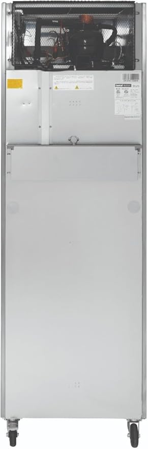 Commercial One Door Reach-In Freezer, Mobile Stainless Steel Commercial Freezer for Restaurants, Top Mount Compressor, 23 Cubic Ft, 27" Wide, 115V (69K-034)
