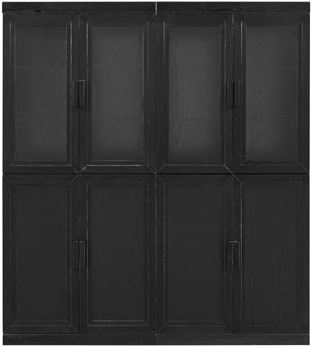 Crosley Furniture Essen 2-Piece Glass Door China Hutch Set