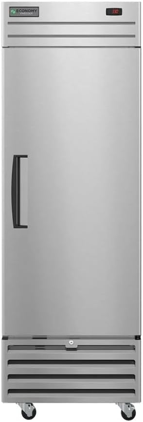 Commercial Reach-In Freezer, One Door Mobile Stainless Steel Freezer for Restaurants, 27" Wide, UL Certified, 115V