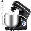 7.5QT Kitchen Stand Food Mixer, 10-Speed Tilt Head Portable Kitchen Mixer with Stainless Steel Bowl, Egg Whisk, Dough Hook, Beater, Splash Guard, Compact Dough Mixer for Baker, Beginners
