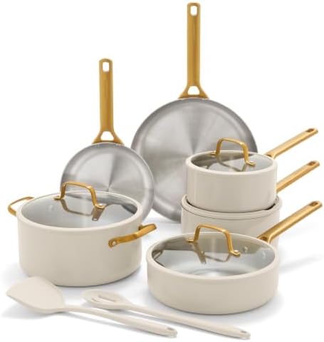 GreenPan Stainless Steel Tri-Ply Reserve 12 Piece Cookware Pots & Pans Set