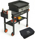 Grill Table for Blackstone Griddle 22 and 17 Inch, Grill Carts and 22 inch Griddle Cover, Foldable Quickly Blackstone Stand Suitable for Travel/Camping and Outdoor Meals