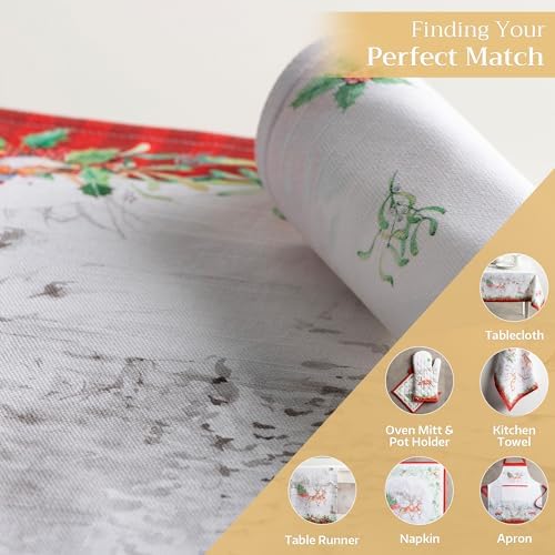 Maison d' Hermine Placemats Set of 4 Reusable 100% Cotton (13"x19")