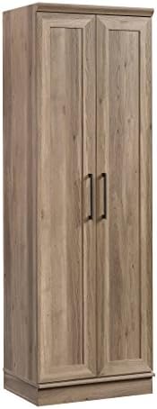 Sauder HomePlus Storage Cabinet/ pantry cabinets, Salt Oak finish