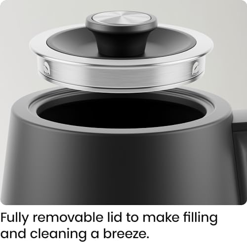 Chefman Gooseneck Electric Kettle, 0.8L Pour Over Tea Kettle for Coffee and Tea, One-Touch Operation, Boil-Dry Protection, Auto Shut-Off, Ultra-Fast Hot Water Boiler – Black - Image 5