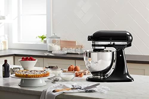 KitchenAid Artisan, 5-Qt Tilt Head Stand Mixer, KSM150PS, Onyx Black