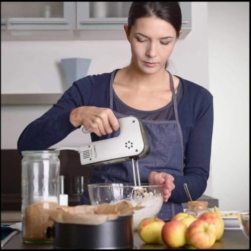 Max Life ML-6617 Electric Hand Mixer, 5 Speeds, White, Snap-On Storage Case