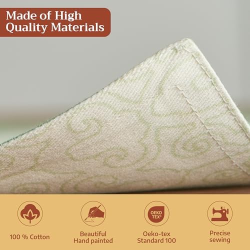 Maison d' Hermine Placemats Set of 2 Reusable 100% Cotton (13"x19")