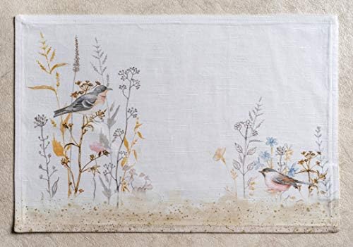 Maison d' Hermine Placemats Set of 4 Reusable 100% Cotton (13"x19")