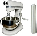 Stand Mixer Handle for KitchenAid Stand Mixers – Compatible with Pro 5 Plus, Mixer Accessory with Comfy Grip for Enhanced Stability and Convenience (Silver)