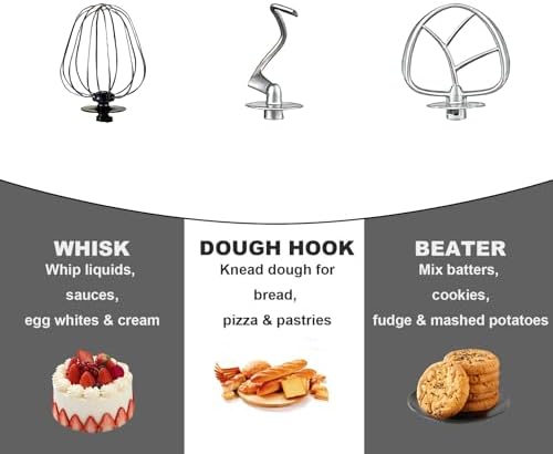 3-in-1 Stand Mixer with Meat Grinder Juicer for Kitchen