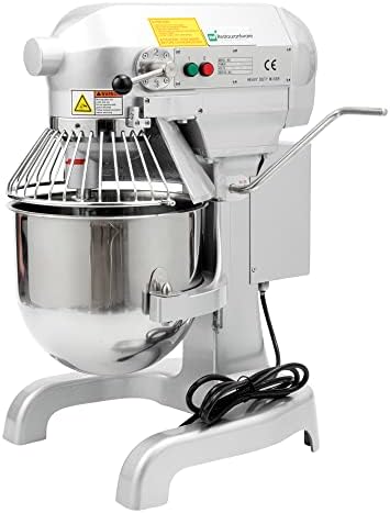 Restaurantware 11 qt Planetary Stand Mixer, Dough Hook, Whisk, Beater, 1 Ct