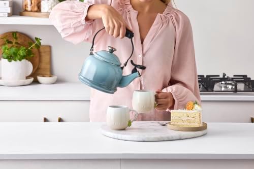 Le Creuset Enamel On Steel Demi Tea Kettle, 1.25 qt., Nectar - Image 7
