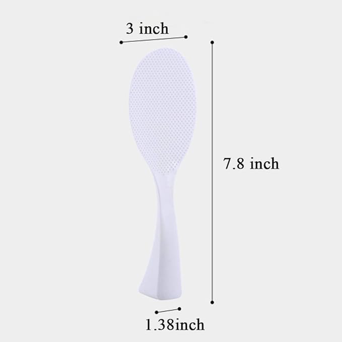 Rice Spoon Paddle Standing, Non Stick Rice Scooper Professional Rice Spatula Potato Cooker Server (1 Pack)
