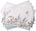 Maison d' Hermine Placemats Set of 4 Reusable 100% Cotton (13"x19")