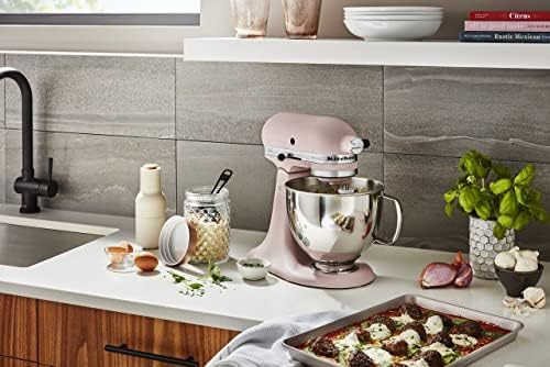 KitchenAid Artisan, 5-Qt Tilt Head Stand Mixer, KSM150PS, Feather Pink
