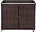 Teamson Home Veronica Portable Outdoor Bar Cart