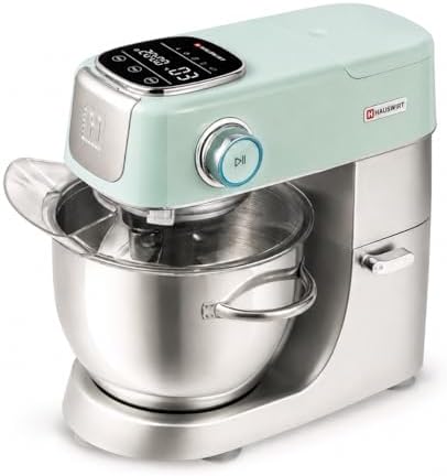 Hauswirt 5.3QT Stand Mixer, LED Touch Screen, Quiet Operation, 11-Speed