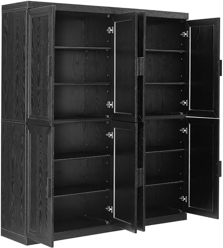 Crosley Furniture Essen 2-Piece Pantry Storage Cabinet Set