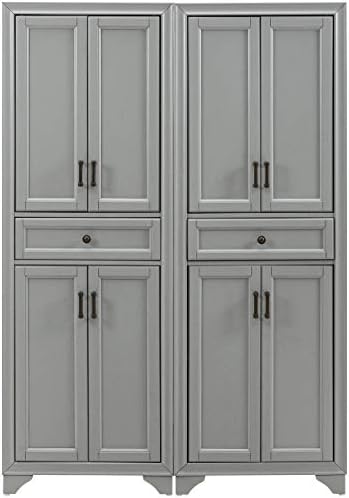 Crosley Furniture Tara 2-Piece Pantry Storage Cabinet Set