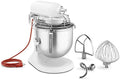 KitchenAid Commercial Series 8 Quart Bowl-Lift Stand Mixer with Stainless Steel Bowl Guard - KSMC895