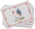 Maison d' Hermine Placemats Set of 4 Reusable 100% Cotton (13"x19")
