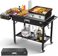 Outdoor Griddle Table, Blackstone Griddle Stand, 440lbs Folding Grill Cart