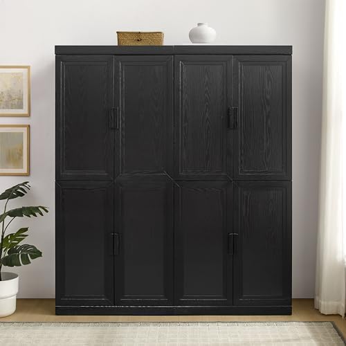 Crosley Furniture Essen 2-Piece Pantry Storage Cabinet Set