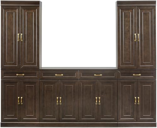 Crosley Furniture Stanton 3-Piece Pantry Storage Cabinet & Sideboard Set