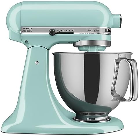 KitchenAid Artisan, 5-Qt Tilt Head Stand Mixer, KSM150PS, Ice Blue