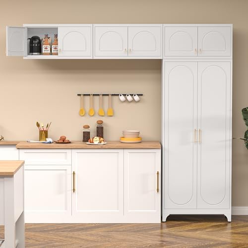Polup Wall Cabinet with Doors, Small Hanging Cabinet for Kitchen Pantry