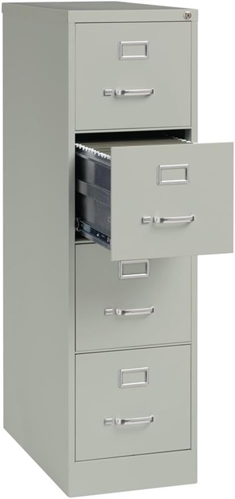 Scranton & Co Set of 2 26.5" D 4-Drawer Letter Width Vertical Filing Cabinet