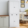 ARTPOWER 72" Tall Freestanding Pantry & Kitchen Storage Cabinet, White