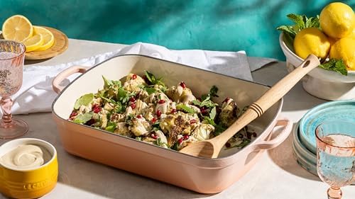 Le Creuset Enameled Cast Iron Rectangular Roaster, 5.25 qt., Peche