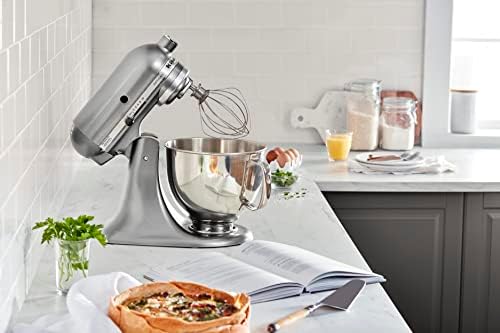 KitchenAid Artisan, 5-Qt Tilt Head Stand Mixer, KSM150PS, Contour Silver