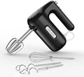 5-Speed Small Hand Mixer Electric, 300W Compact Portable, Black