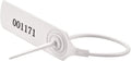 Pull-tite Security Seal Tamper Resistant Tags Plastic Padlock Sign Ties Numbered 100 Pieces/Bag (White, 100pcs)