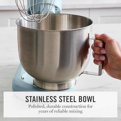 Martha Stewart 5.3QT Tilt Head Stand Mixer, 12 Speeds, Stainless Steel Bowl