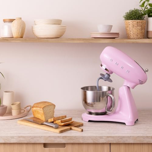 Iconic 1950s Retro Design Durable die-cast aluminum construction with glossy finish brings timeless Italian style to modern kitchens.