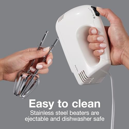Proctor Silex Easy Mix 5-Speed Electric Hand Mixer with Bowl Rest