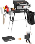Outdoor Folding Grill Table, Adjustable Blackstone Griddle Stand