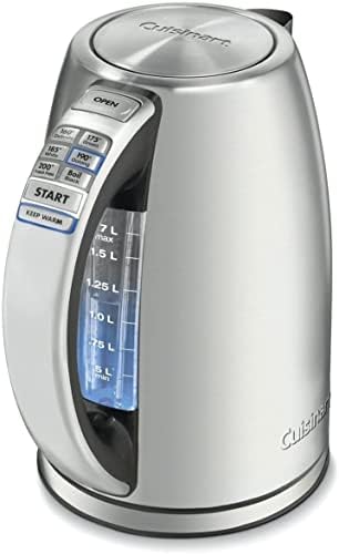 Cuisinart Electric Kettle, 1500W, 6 Temperature Presets, 1.7L, CPK-17P1 by Cuisinart