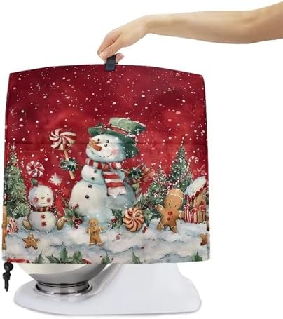 Christmas Snowman Mixer Covers Kitchen Counter Mixer Parts & Accessories Christmas Decor Kitchen Kid Mixer Cover