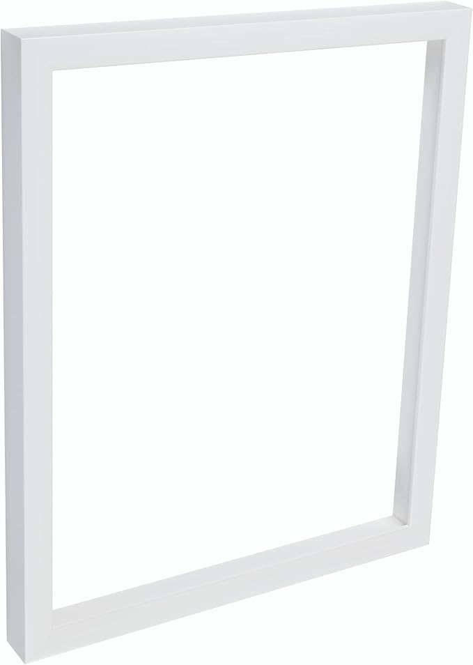 Creative Mark Gotham Gallery Canvas Frame - White 11x14-3 Pack Open Back Frame for Heavy Duty Canvases Paintings Without Glass or Backing - 1-5/8" Depth, 1-3/8" Rabbet - Pre-Assembled, Made in USA