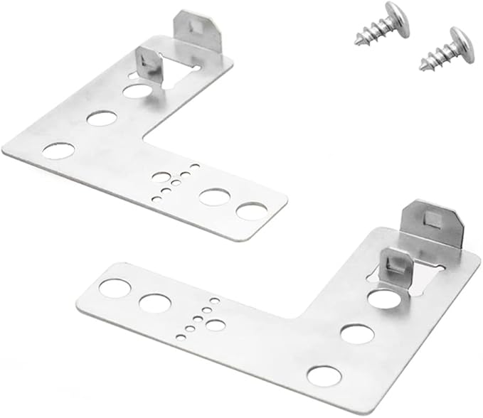 2 Pack Dishwasher Mounting Bracket 170664, Compatible with Bosch & Kenmore Elite, Replaces 00170664, BSH170664, BSH00170664