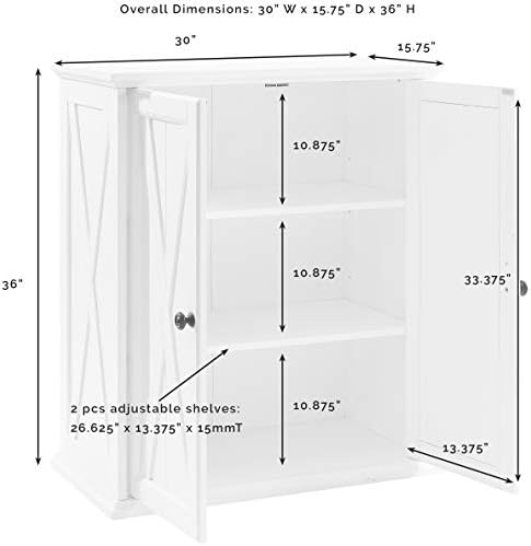 Crosley Furniture Clifton Stackable Pantry Storage Cabinet