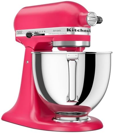 KitchenAid Artisan, 5-Qt Tilt Head Stand Mixer, KSM150PS, Hibiscus