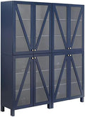 Crosley Furniture Cassai 2-Piece Pantry Storage Cabinet Set