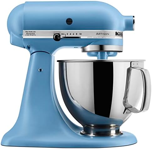 KitchenAid Artisan, 5-Qt Tilt Head Stand Mixer, KSM150PS, Blue Velvet